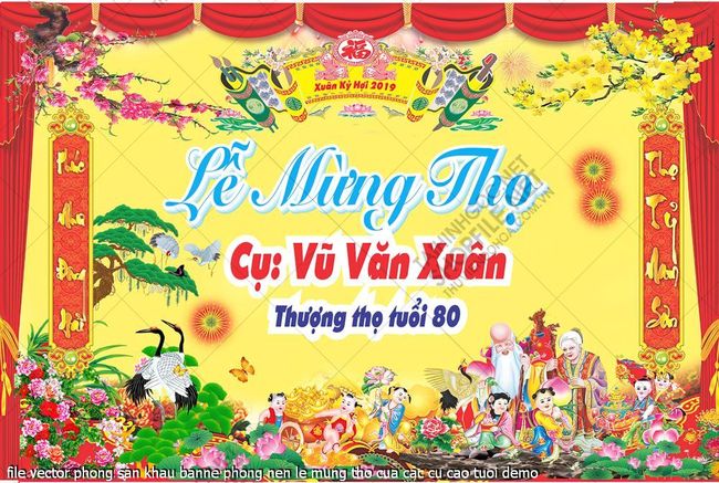 file vector phong san khau banne phong nen le mung tho cua cac cu cao tuoi